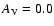 $A_{\rm V}=0.0$