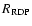 $R_{\rm RDP}$