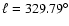 $\ell=329.79^\circ$