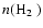 $n(\mbox{{H$_2$ }})$