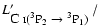 $L'_{\mbox{{C~{\scriptsize I}{\small$(^3{\rm P}_2 \to ~\!^3{\rm P}_1)$ }}}}/$