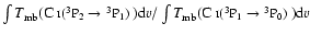 $\int T_{\rm mb}(\mbox{{C~{\scriptsize I}{\small$(^3{\rm P}_2 \to ~\!^3{\rm P}_1...
...\mbox{{C~{\scriptsize I}{\small$(^3{\rm P}_1 \to ~\! ^3{\rm P}_0)$ }}}){\rm d}v$