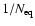 $1/N_{\rm eq}$