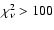 $\chi^2_{\nu} > 100$