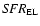 ${\it SFR}_{\rm EL}$
