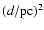$(d/{\rm {pc}})^{2}$