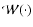 \(\mathcal{W}({\cdotp})\)