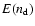 $E(n_{\rm d})$