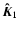 \(\vec{\hat{K}}_1 \)