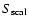 $S_{\rm scal}$