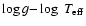 $\log g{-}\log~T_{\rm eff}$
