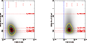 \begin{figure}
\par\includegraphics[angle=-90,width=6.4cm,clip]{0004Fg25.ps}\hspace*{2.5cm}
\includegraphics[angle=-90,width=6.4cm,clip]{0004Fg26.ps}
\end{figure}