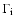 $\Gamma_{\rm i}$