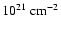 $10^{21}~{\rm cm^{-2}}$