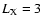 $L_{\rm X} = 3$