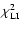 $\chi^2_{\rm LI}$
