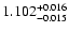 $\rm 1.102_{-0.015}^{+0.016}$