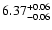 ${\rm 6.37^{+0.06}_{-0.06}}$