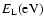 $E_{\rm L} (\rm eV)$