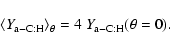 \begin{displaymath}%
\langle Y_{\rm a-C:H}\rangle_\theta = 4\ Y_{\rm a-C:H}(\theta =0).
\end{displaymath}