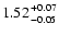$1.52 {+0.07 \atop -0.05}$