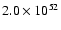 $2.0 \times10^{52}$