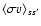 $\langle\sigma v\rangle_{ss^\prime}$