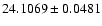 $24.1069\pm0.0481$