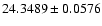 $24.3489\pm0.0576$