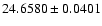 $24.6580\pm0.0401$