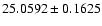 $25.0592\pm0.1625$