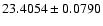 $23.4054\pm0.0790$