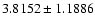 $3.8152\pm 1.1886$
