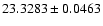 $23.3283\pm0.0463$
