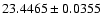 $23.4465\pm0.0355$