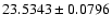 $23.5343\pm0.0796$