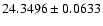 $24.3496\pm0.0633$