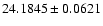 $24.1845\pm0.0621$