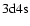 ${\rm 3d4s}$