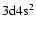 ${\rm 3d4s^2}$