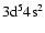 ${\rm 3d^5 4s^2}$