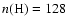 $n\rm (H) = 128$