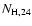 $N_{\rm H,24}$