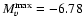 $M_{v}^{\rm max} = -6.78$