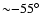 ${\sim}{-}55\hbox{$^\circ$ }$