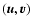 $(\vec u, \vec v)$