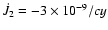 $\dot {J_2}=-3\times 10^{-9}/cy$