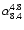$\alpha^{4.8}_{8.4}$