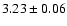 $3.23\pm 0.06$