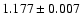 $1.177 \pm 0.007$